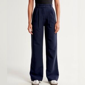 A&F Sloane Tailored Wide Leg Pant